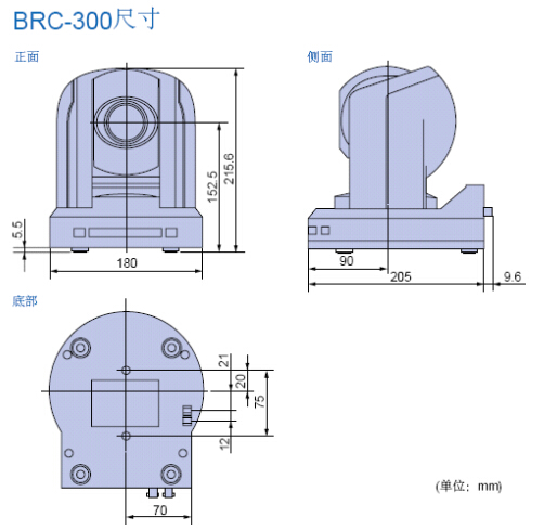 sony brc-300尺寸