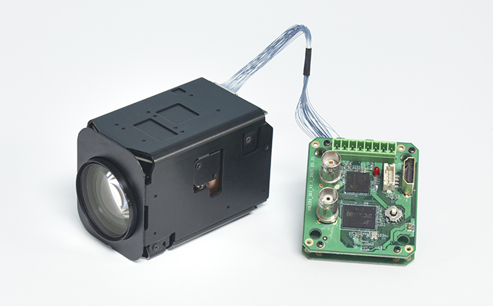 SONY FCB-EV9520L连接SDI/HDMI/CVBS三合一编码控制板