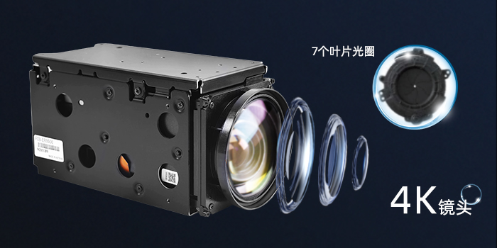 SONY FCB-ER9500DE 4K镜头与7个叶片光圈