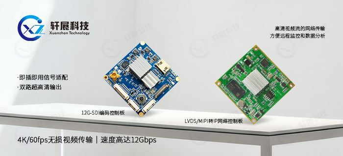 12G-SDI编码控制板与LVDS/MIPI转IP编码控制板 12G-SDI编码控制板与LVDS/MIPI转IP编码控制板