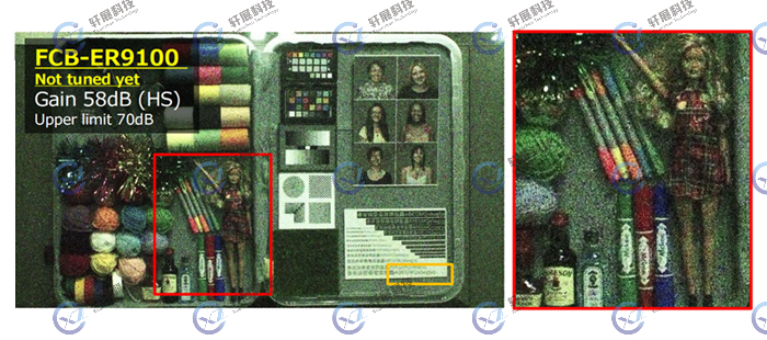 索尼FCB-ER9100低照度成像